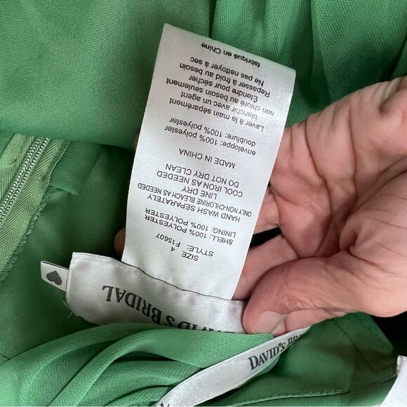 NWT David's Bridal one shoulder dress - Picture 9 of 11